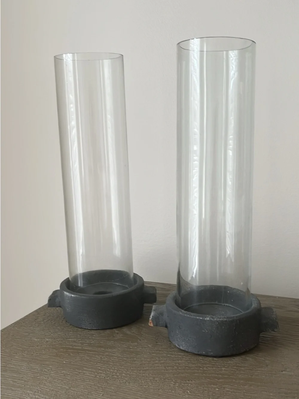 Pottery Barn Taper Candle Holder Set